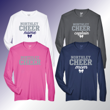 Northley Cheer Custom Long Sleeve Tech Tee Northley Cheer Custom Long Sleeve Tech Tee